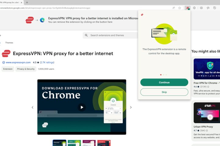 ExpressVPN Browser Extension