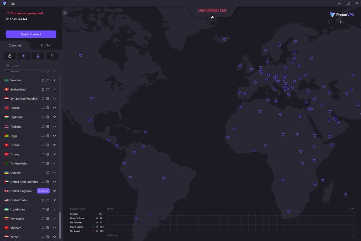 The Proton VPN app makes basic operation simple, but I had to research some features.