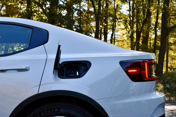 2024 Polestar 2 charge port.