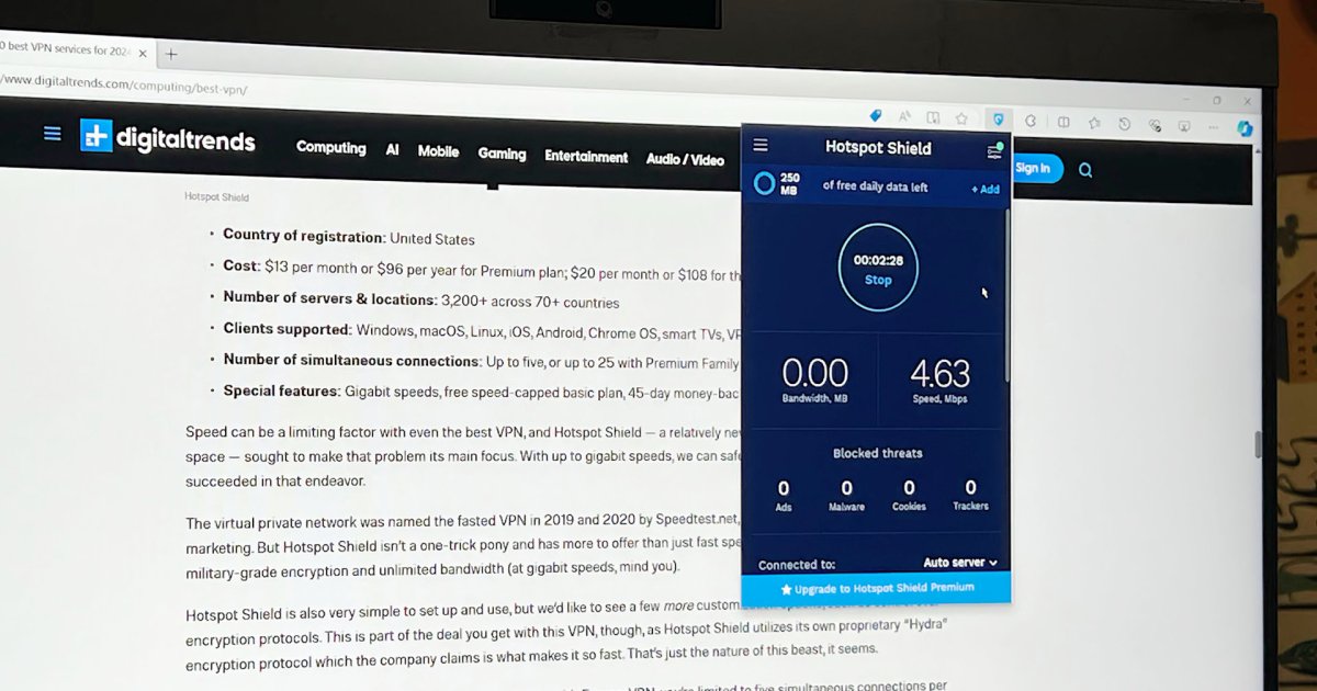 Hotspot Shield VPN Review: Blazing Fast, But Is It the Best?