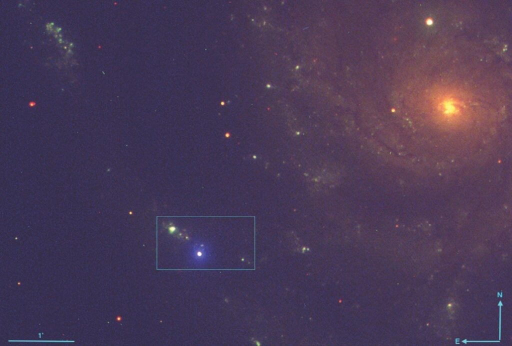 An image of a supernova.