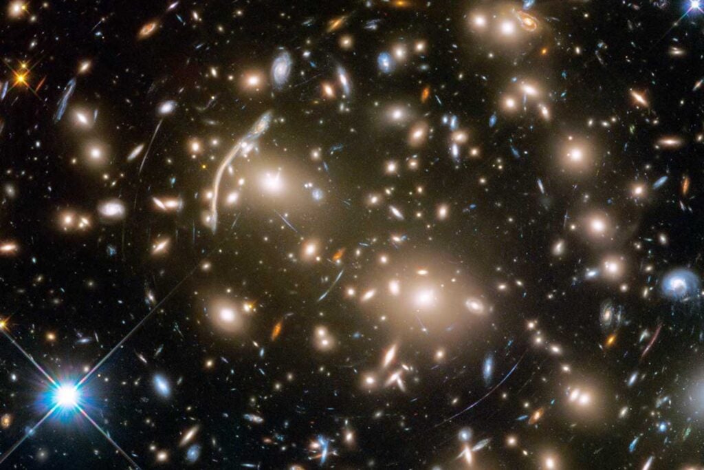 The galaxy cluster Abell 370.