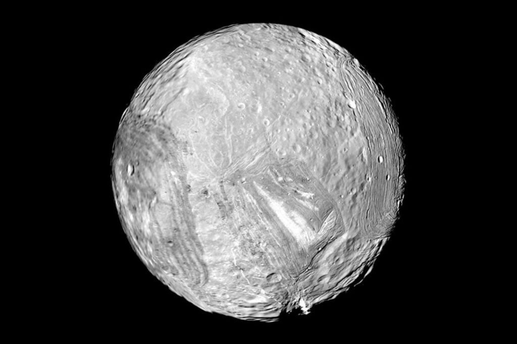 Uranus' moon Miranda.