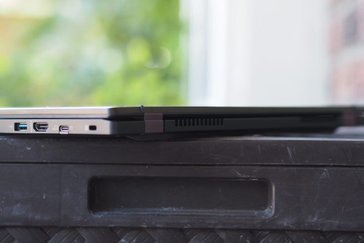 Acer Chromebook Plus 516 GE right side view showing ports.