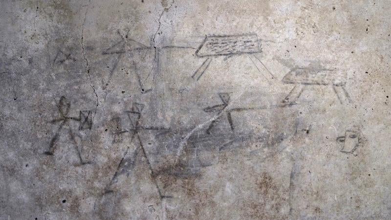 New Discoveries at Pompeii Unearth Remains, Frescoes, and Children's Drawings