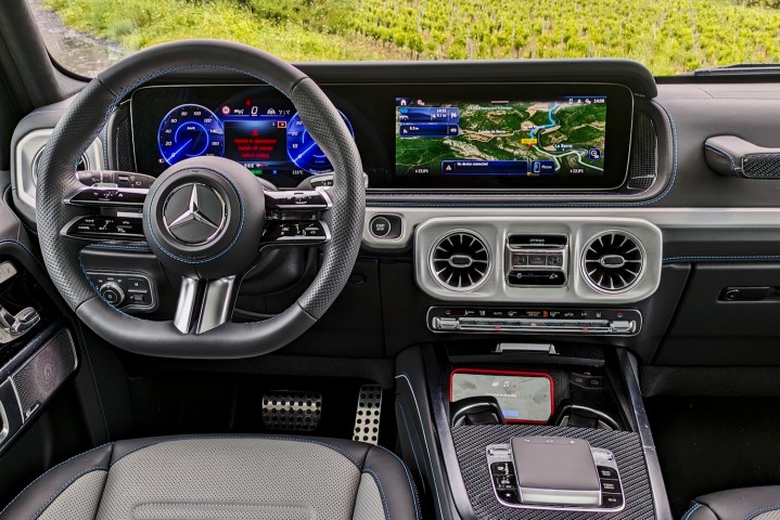 2025 Mercedes-Benz G580 interior.