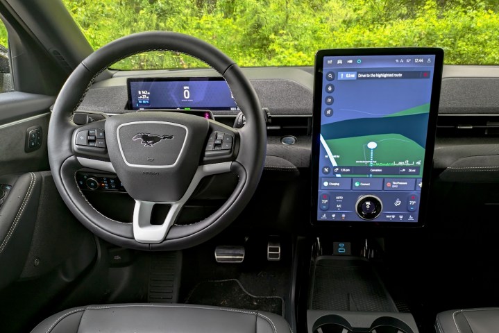 2024 Ford Mustang Mach-E Rally interior.