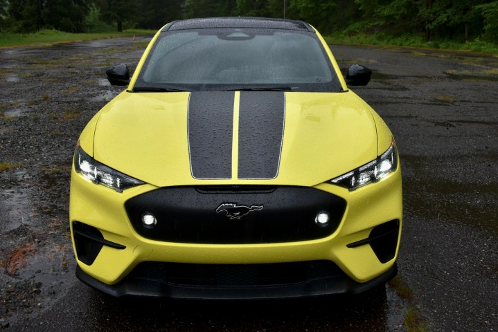 2024 Ford Mustang Mach-E Rally front view.