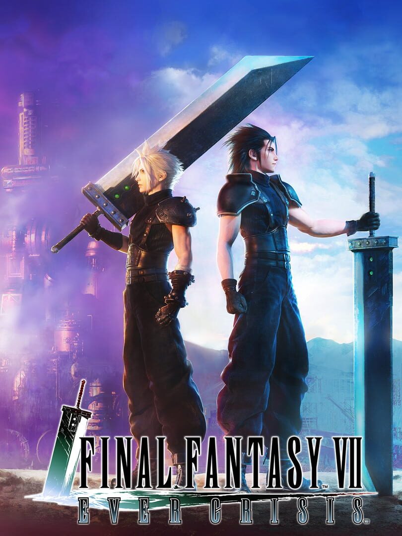 alt text: Final Fantasy VII: Ever Crisis key art featuring Cloud Strife and other iconic characters.