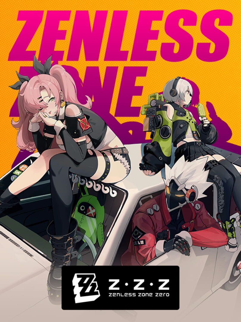 alt text: Zenless Zone Zero promotional art showcasing the game's stylish characters and futuristic setting.