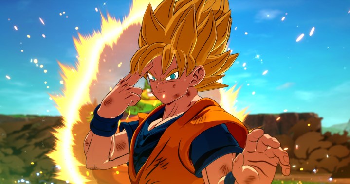 Goku in Dragon Ball: Sparking! Zero.