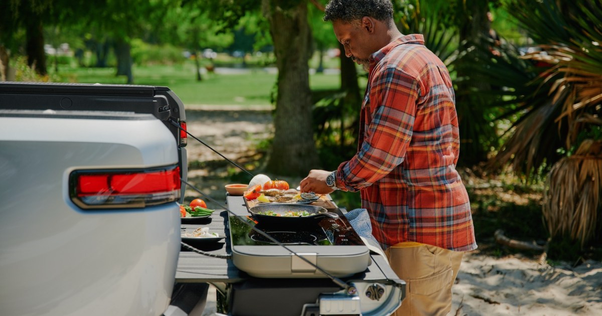 Rivian's Travel Kitchen: Portable Induction Cooking for EVs