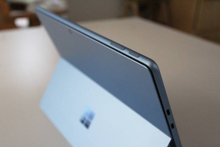 The edge of the Surface Pro 11.