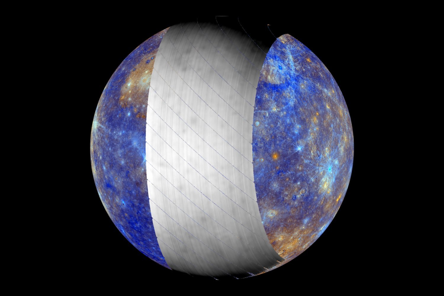 BepiColombo Captures Mercury in Infrared, Revealing Surface Composition