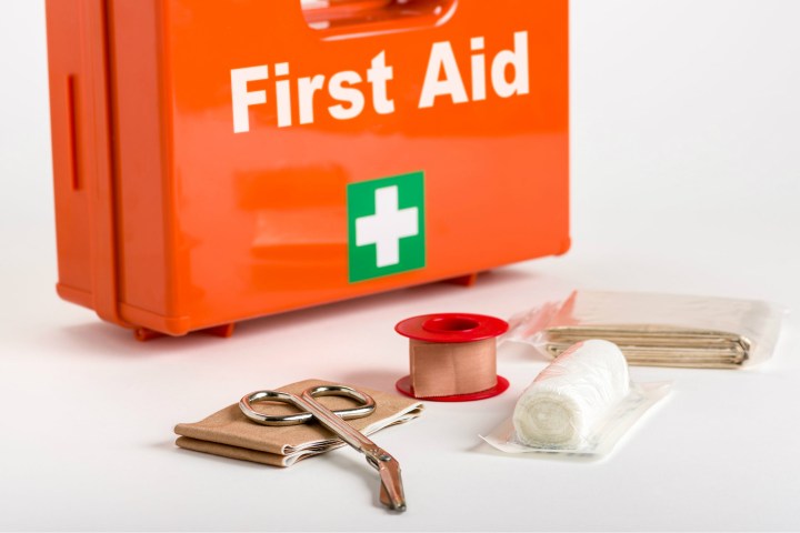 First-aid kit contents