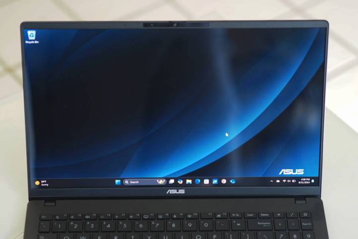 alt text: Close-up of the Asus Vivobook S 15 display.