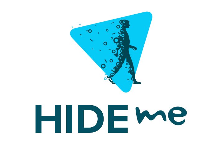 The Hide.me logo appears on a white background.