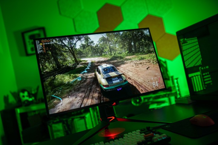 Forza Horizon 5 on the Asus ROG Swift PG27AQDP.