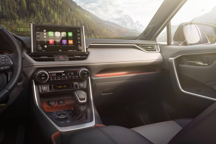 Car Interior with Apple CarPlay