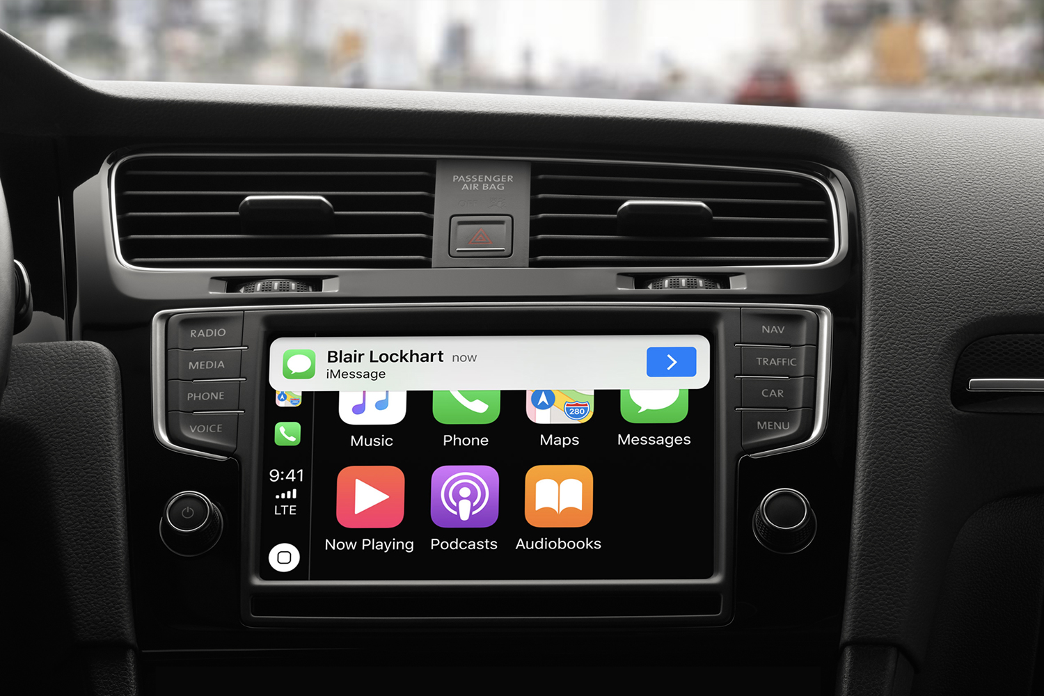 Apple CarPlay in a Car