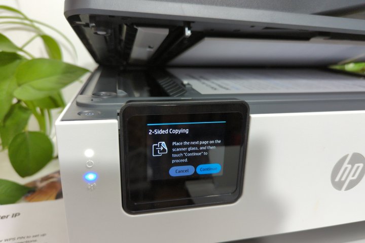 The OfficeJet Pro 8135e doesn