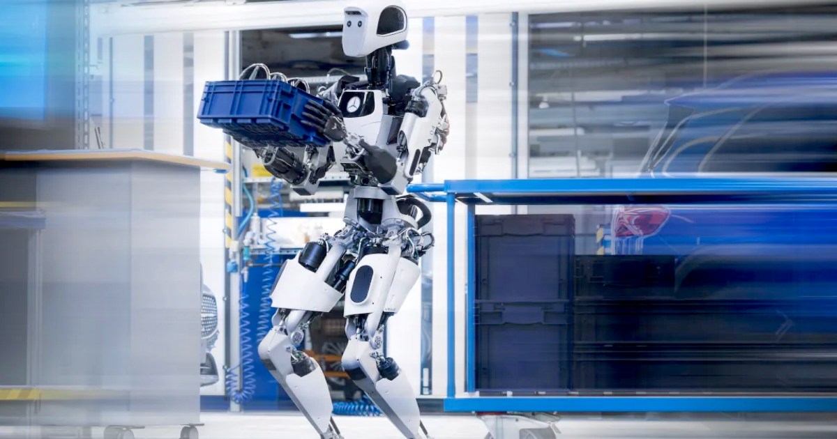 Mercedes-Benz Trials Apptronik's Apollo Humanoid Robot in Manufacturing