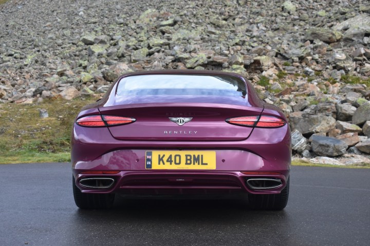 2025 Bentley Continental GT Speed rear view.