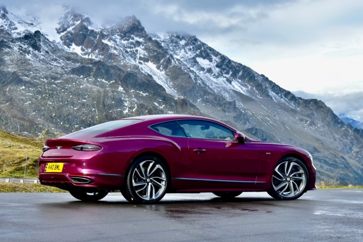 2025 Bentley Continental GT Speed rear quarter view.