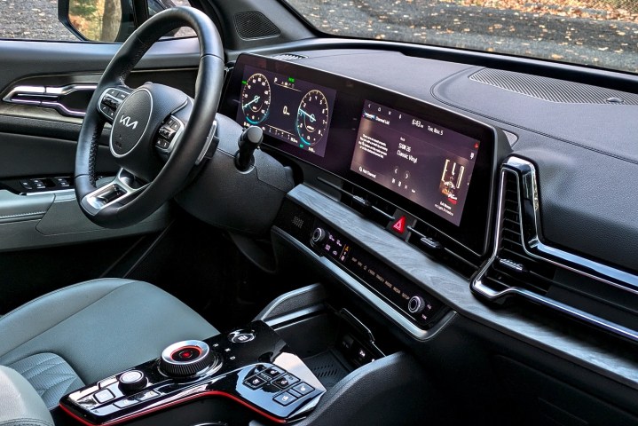 2024 Kia Sportage PHEV interior.