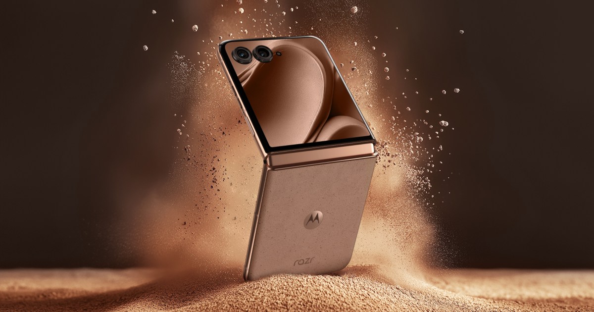 Motorola Razr Plus 2024 and Edge 50 Neo Embrace Pantone's 2025 Color: Mocha Mousse