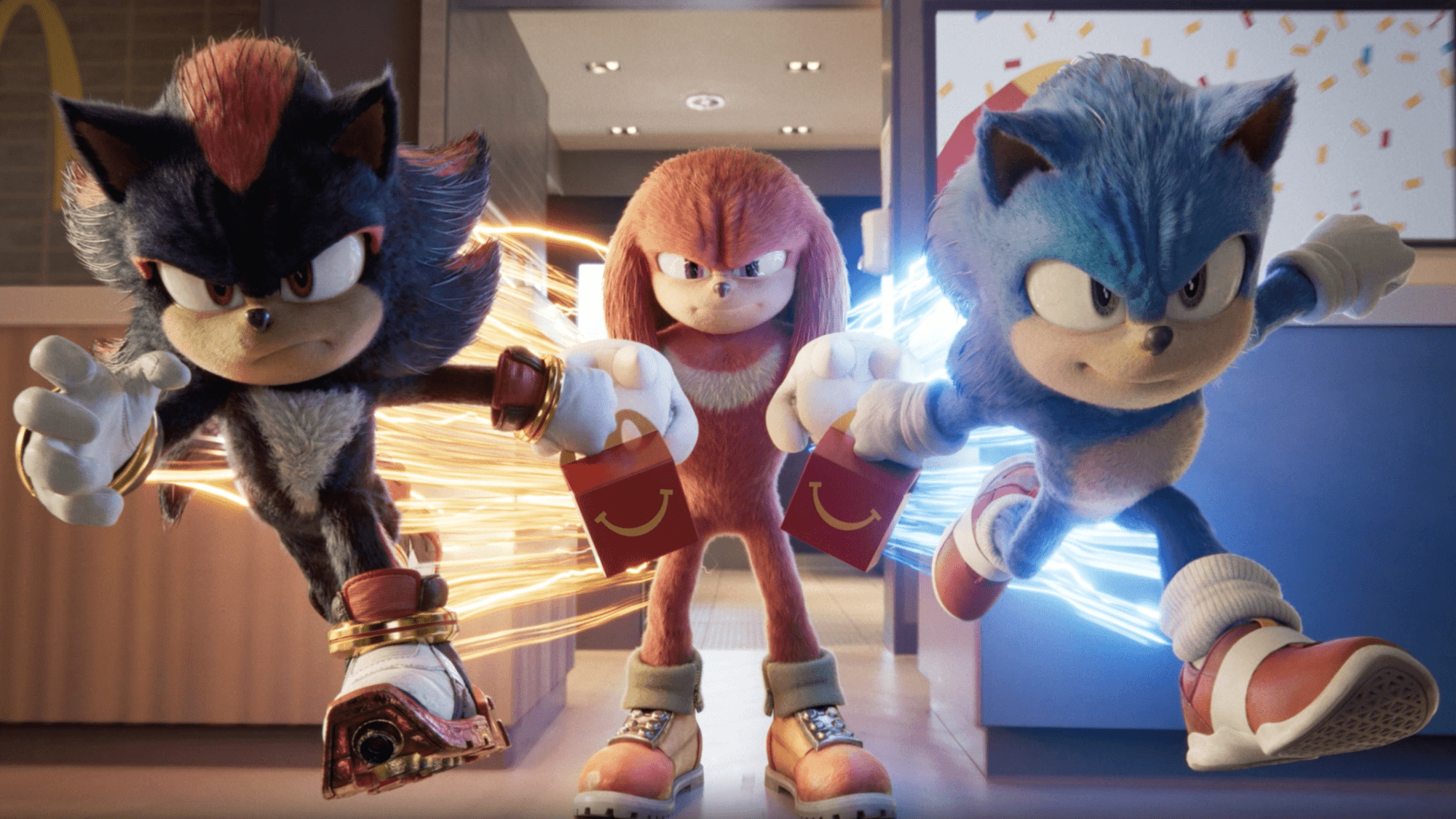 Sonic the Hedgehog 3 Happy Meal Toys Race into McDonald's