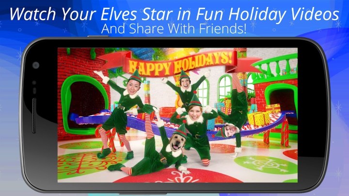 ElfYourself screenshot from the Google Play Store.