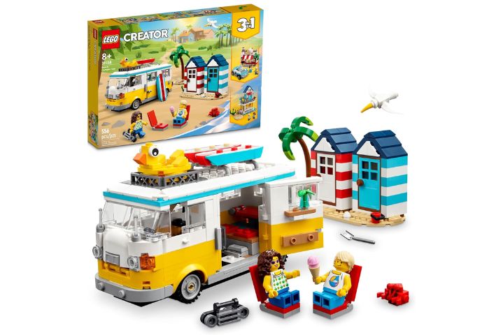 Beach Camper Van Lego Set