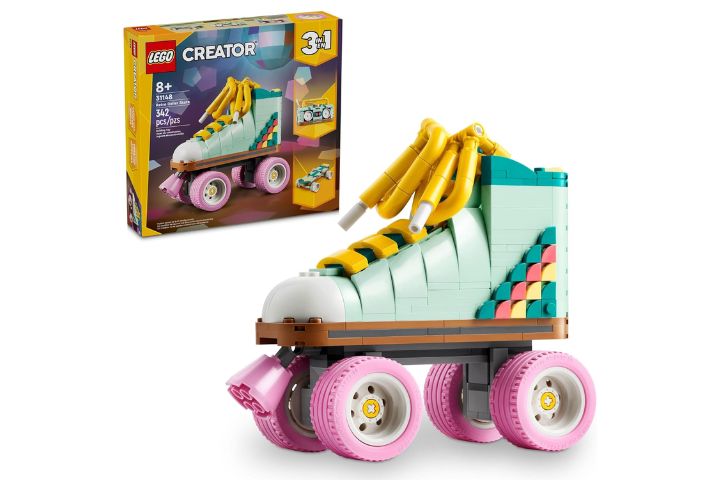 Retro Roller Skate Lego Set