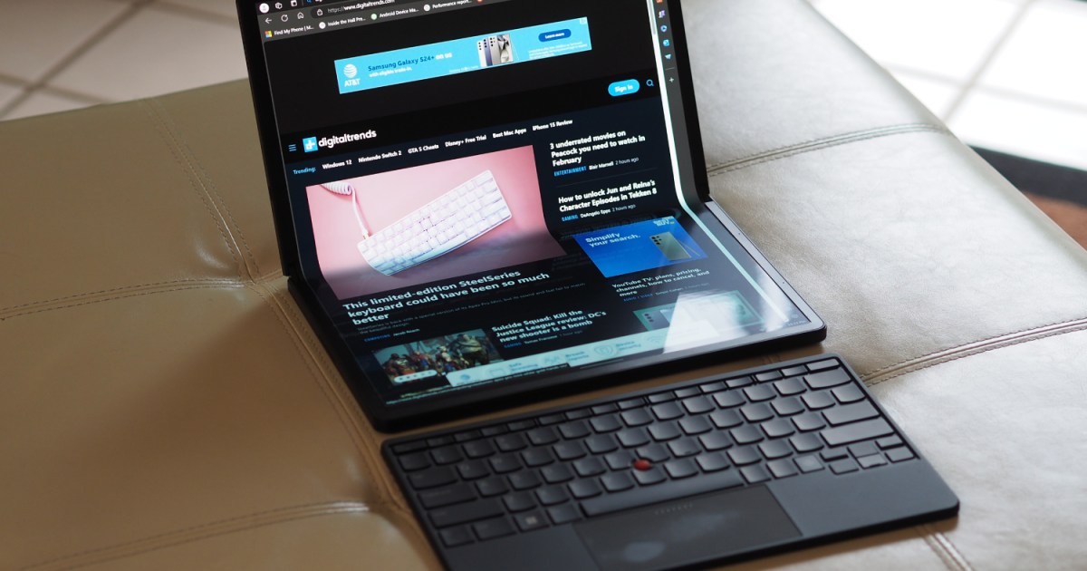 Lenovo ThinkPad X1 Fold (16-inch) Review: A Foldable Falls Short