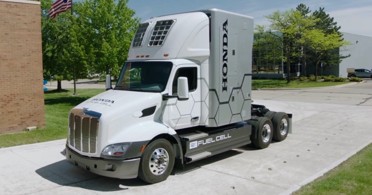 Honda Explores Hydrogen Fuel-Cell Technology for Semi Trucks