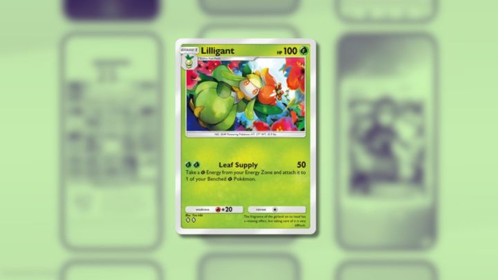 Lilligant card in Pokémon TCG Pocket.