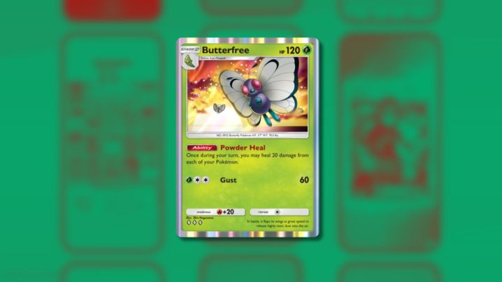 Butterfree card in Pokémon TCG Pocket.