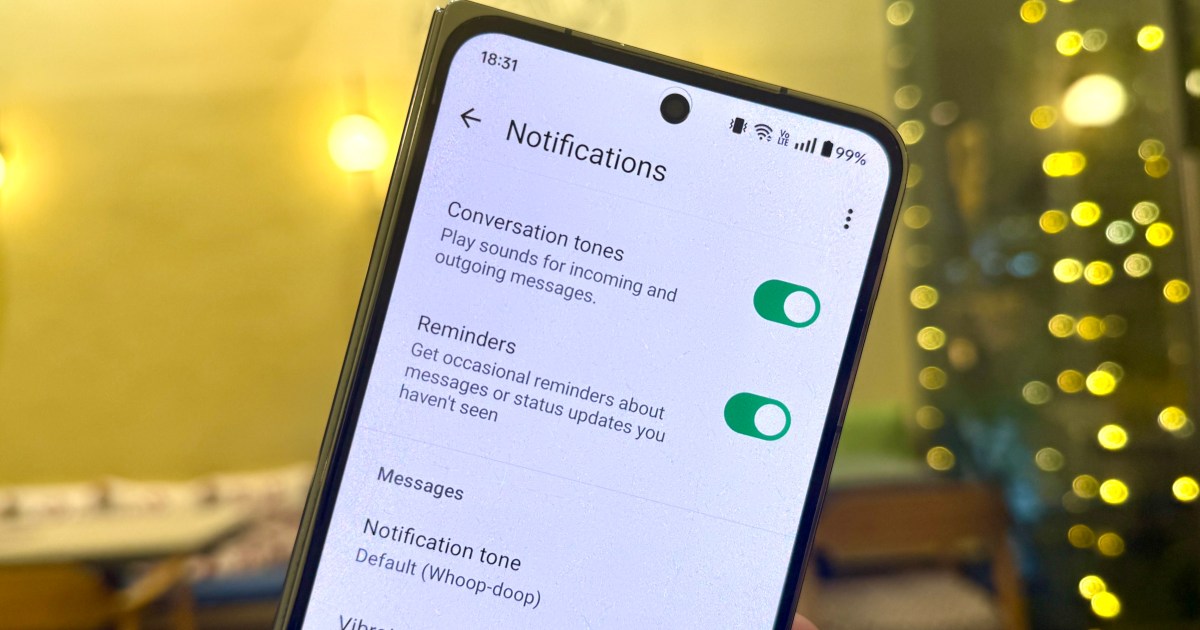 WhatsApp's New Reminders Feature Helps You Catch Up on Missed Messages