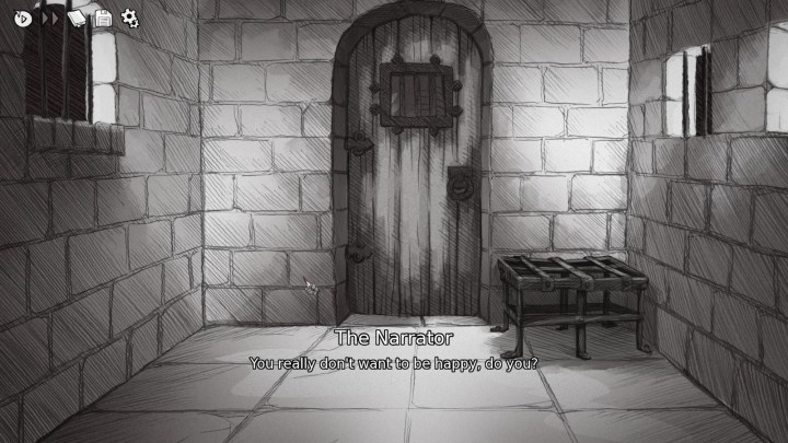 The Prisoner cabin in Slay the Princess.