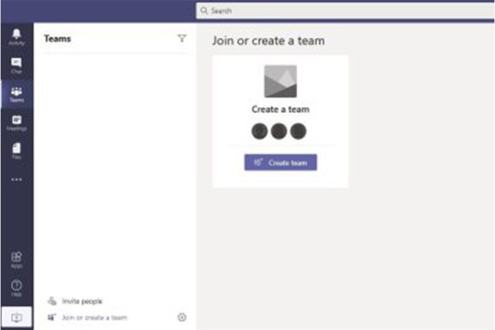 alt text: Microsoft Teams login screen