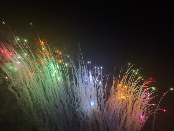 Fireworks photo captured on the Oppo Find X8 Pro