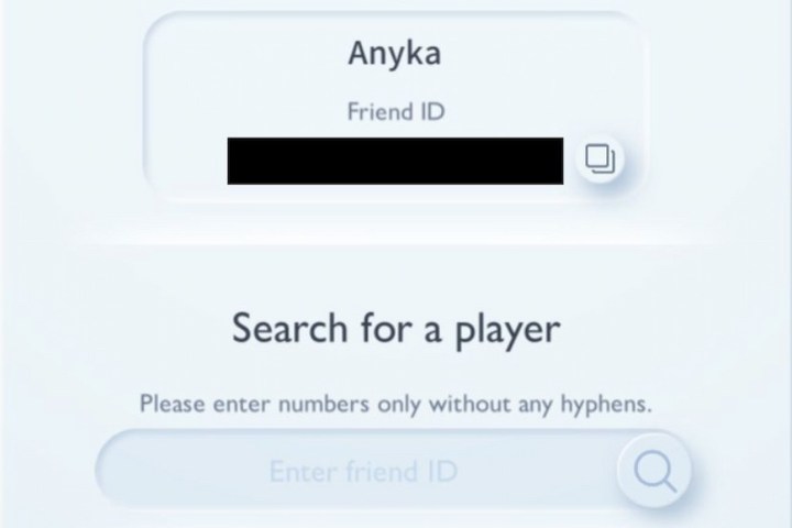 MaagX Friend ID screen.