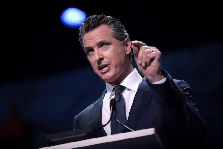 California Governor Gavin Newsom.