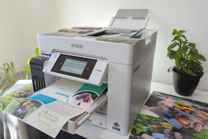 Epson made the EcoTank Pro ET-5850 as fast as a laser printer, with better photo quality.