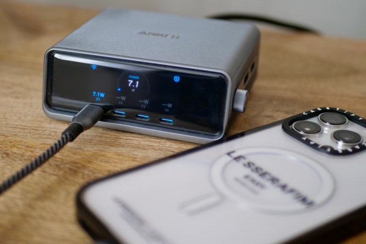 The front of the Anker Prime 250W Charging Station.