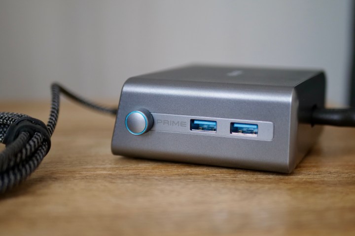 The side of the Anker Prime 250W Charging Station.