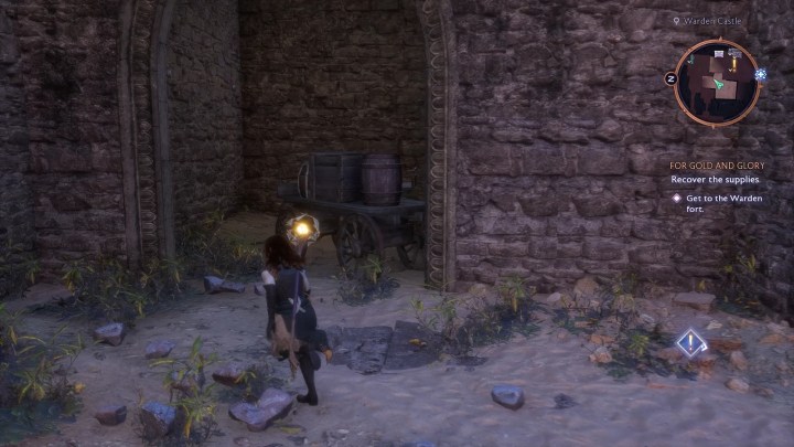 The blocked entrance containing the torches needed for the puzzle in Dragon Age: The Veilguard.