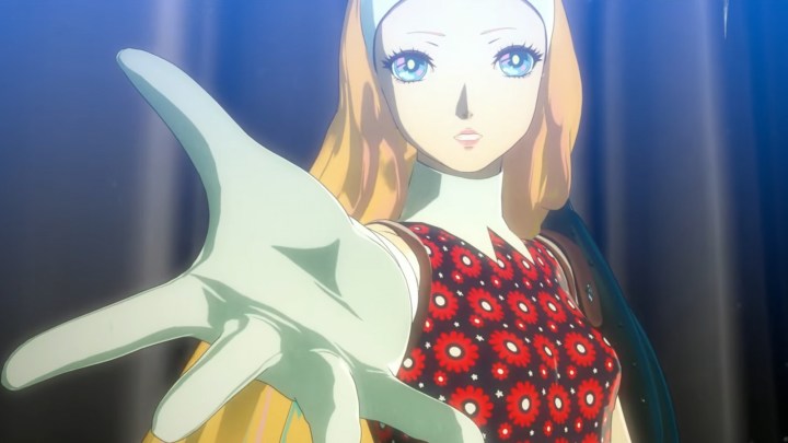 Junah reaching out in Metaphor: ReFantazio.