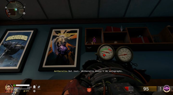 An action figure on a shelf in Black Ops 6.